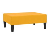 Vidaxl Repose-Pied Jaune 78x56x32 Cm Velours Jaune