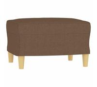 vidaXL Repose-Pied Marron 60x50x41 cm Tissu