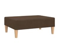 Vidaxl Repose-Pied Marron 78x56x32 Cm Tissu Marron