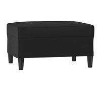vidaXL Repose-Pied Noir 70x55x41 cm Similicuir