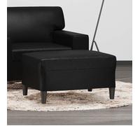vidaXL Repose-pied Noir 70x55x41 cm Similicuir 349311