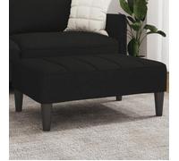 vidaXL Repose-pied noir 77x55x31 cm tissu 4007382