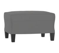 vidaXL Tabouret 349343 – Tissu microfibre 60x50x41 cm – Gris foncé