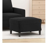 vidaXL Repose-pied Pouf de Chambre à Coucher Tabouret de Canapé Meuble de Salle de Séjour Maison Intérieur Noir 60x50x41 cm 349298