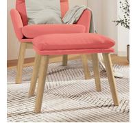 Tabouret 45x29,5x35 cm velours roze341439