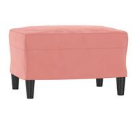 vidaXL Repose-pied Rose 60x50x41 cm Velours