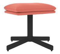 vidaXL Repose-pied Rose 60x60x39 cm Velours Rose