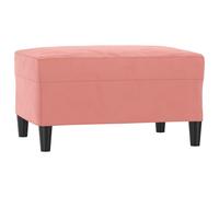 vidaXL Repose-pied Rose 70x55x41 cm Velours