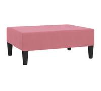Vidaxl Repose-Pied Rose 78x56x32 Cm Velours Rose