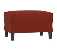 vidaXL Tabouret 60x50x41 cm similicuir bordeaux349291 Rouge G