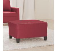 vidaXL Repose-pied Rouge bordeaux 70x55x41 cm Similicuir