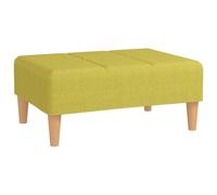 Vidaxl Repose-Pied Vert 78x56x32 Cm Tissu Vert