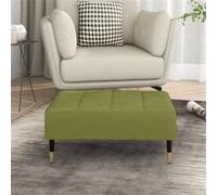 Repose-pied Vert clair 78x56x32 cm Velours
