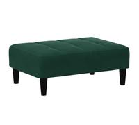 vidaXL Repose-pied Tabouret de canapé Velours Jaune 77x55x31 cm