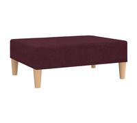 Repose-pied Tabouret de Canapé Siège de Salon Pouf de Salle de Séjour Maison Chambre à Coucher Intérieur Violet 78x56x32 cm Tissu