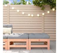 Vidaxl Repose-Pieds De Jardin Et Coussins Lot De 2 Bois Massif Douglas