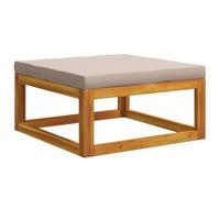 vidaXL Repose-Pieds modulaire avec Coussins Bois d'Acacia Massif