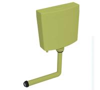 vidaXL Réservoir de toilette avec entrée d'eau inférieure 3/6 L Olive