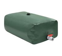 vidaXL Réservoir d'eau avec Robinet Pliable, Conteneur d'eau avec Tuyau d'Arrosage, Bidon d'eau pour Camping Randonnée Pêche, 100 L PVC