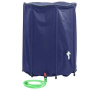 vidaXL Réservoir d'eau pliable avec robinet pliable et tuyau d'arrosage 1350 L PVC