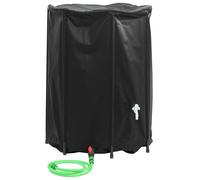 vidaXL Réservoir d'eau avec Robinet Pliable, Conteneur d'eau avec Tuyau d'Arrosage, Bidon d'eau pour Camping Randonnée Pêche, 1350 L PVC