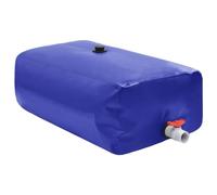 vidaXL Réservoir d'eau avec robinet pliable et tuyau d'arrosage 1500 L PVC