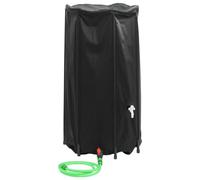 vidaXL Réservoir d'eau avec robinet pliable, tuyau d'arrosage 250 L PVC