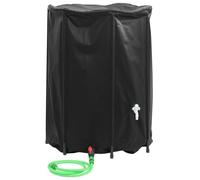 vidaXL Réservoir d'eau avec Robinet Pliable, Conteneur d'eau avec Tuyau d'Arrosage, Bidon d'eau pour Camping Randonnée Pêche, 1350 L PVC