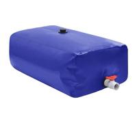 vidaXL Réservoir d'eau avec Robinet Pliable, Conteneur d'eau avec Tuyau d'Arrosage, Bidon d'eau pour Camping Randonnée Pêche, 360 L PVC