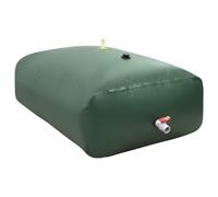 vidaXL Réservoir d'eau avec Robinet Pliable, Conteneur d'eau avec Tuyau d'Arrosage, Bidon d'eau pour Camping Randonnée Pêche, 2100 L PVC