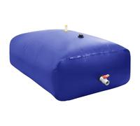 vidaXL Réservoir d'eau avec Robinet Pliable, Conteneur d'eau avec Tuyau d'Arrosage, Bidon d'eau pour Camping Randonnée Pêche, 2100 L PVC