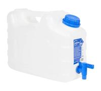 vidaXL Réservoir d'eau avec Robinet Transparent 10 L Plastique, cruche d'eau, Seau d'eau Portable, bidon d'eau Potable, Porteur d'eau de Camping