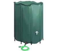 vidaXL Réservoir pliable d'eau de pluie avec robinet 1250 L Vert G