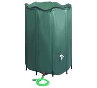 vidaXL Réservoir pliable d'eau de pluie 48609 – 1350 L avec robinet Vert G