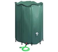 vidaXL Réservoir Pliable d'eau de Pluie avec Robinet Collecteur de Stockage Réservoir de Stockage Baril d'eau Jardin Pelouse Extérieur 1350 L