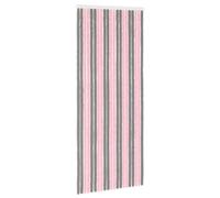 Vidaxl Rideau Anti-Insectes En Chenille Gris Argent Et Rose