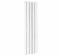 vidaXL Rideau Anti-Insectes en Chenille Gris Clair et Blanc