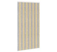 Vidaxl Rideau Anti-Insectes En Chenille Gris Et Beige 118 X 220 Cm