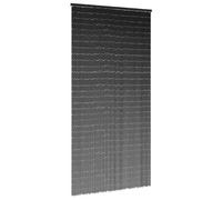 Rideau anti insectes gris foncé 90x220 cm bambou