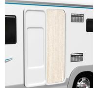 Rideau anti mouches beige et blanc 56x185 cm chenille