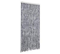 Vidaxl Rideau Anti-Mouches Argenté 100x230 Cm Chenille