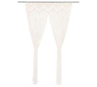 vidaXL Rideau en macramé 140x240 cm Coton