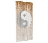 vidaXL Rideau de Porte Anti-Insectes Multicolore 200 x 100 cm Bambou