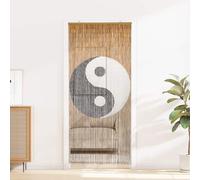 Vidaxl Rideau De Porte Anti-Insectes Multicolore 200 X 90 Cm Bambou