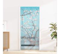 Vidaxl Rideau De Porte Anti-Insectes Multicolore 200 X 90 Cm Bambou
