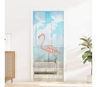 Vidaxl Rideau De Porte Anti-Insectes Multicolore 200 X 90 Cm Bambou