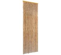 vidaXL Rideau de Porte Contre Insectes Bambou 56x185 cm Pare-vue Moustiquaire