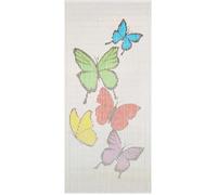 vidaXL Rideau de Porte contre Insectes Protection Anti-mouche Anti-insectes Anti-moustique Bar Balcon Patio Appartement Maison Bambou 90x200 cm