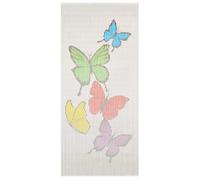 vidaXL Rideau de porte contre insectes Bambou 90 x 200 cm