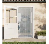 vidaXL Rideau de porte transparent 200 mm x 1,6 mm 50 m PVC